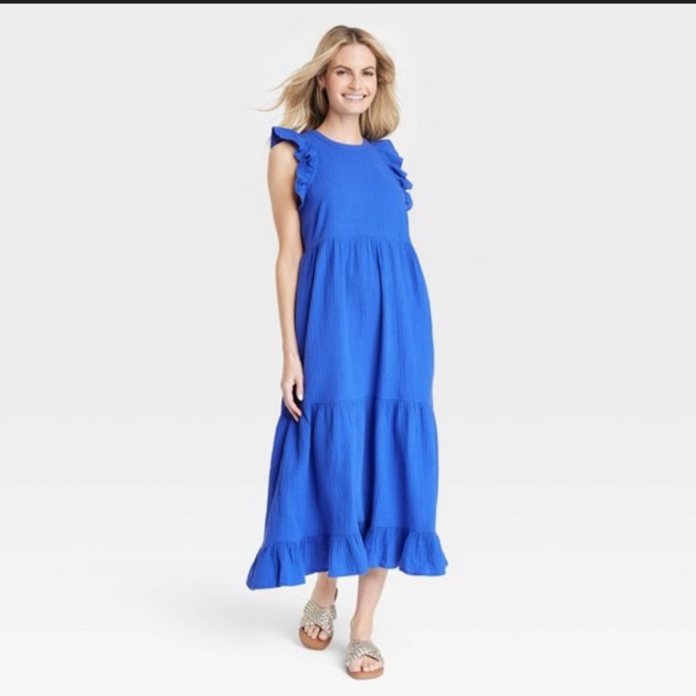 Women’s Gauze Flutter Short Sleeve Shirt by Universal Thread